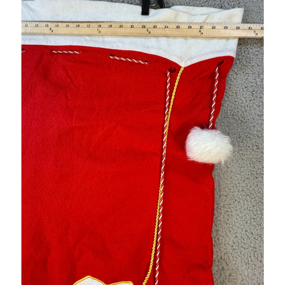 Christmas Santa Sack Set Of 2 Gift Bags Penguin And Santa Note Large Medium - Picture 6 of 12